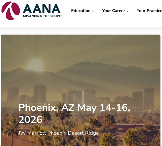 AANA 2026 - Phoenix, AZ