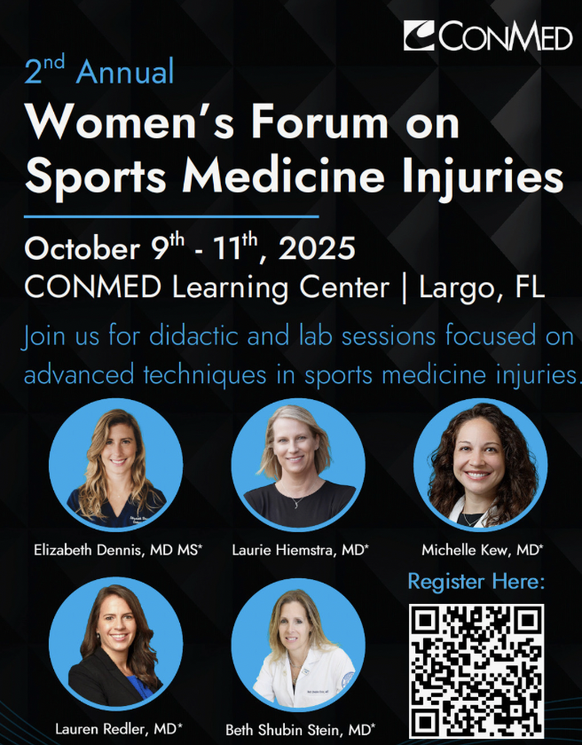 ConMed Women's Sports Forum - October 10-11, 2025 - Largo, FL - JOIN US!